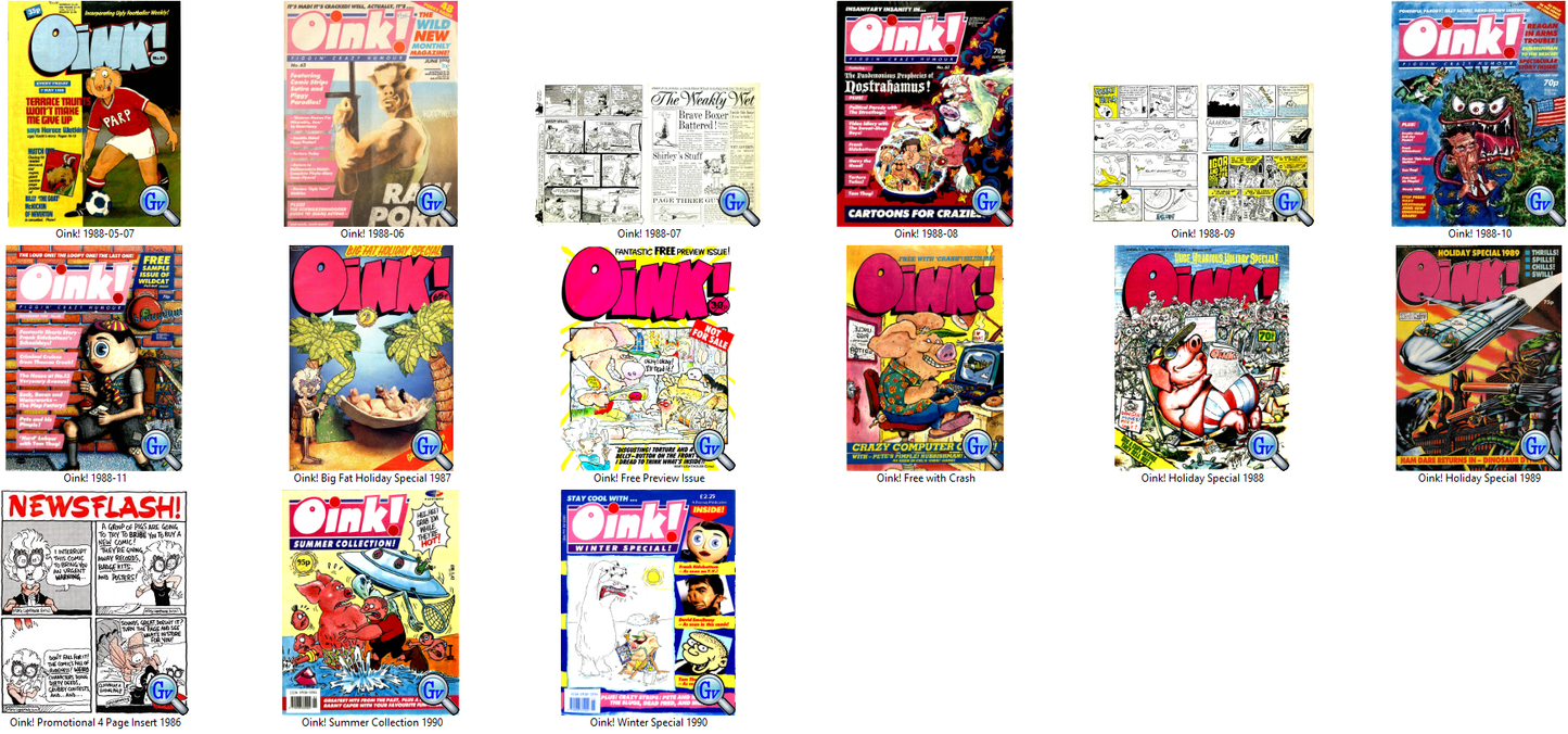 Oink - The Complete Comic Book Collection on DVD-ROM +Specials +Annuals