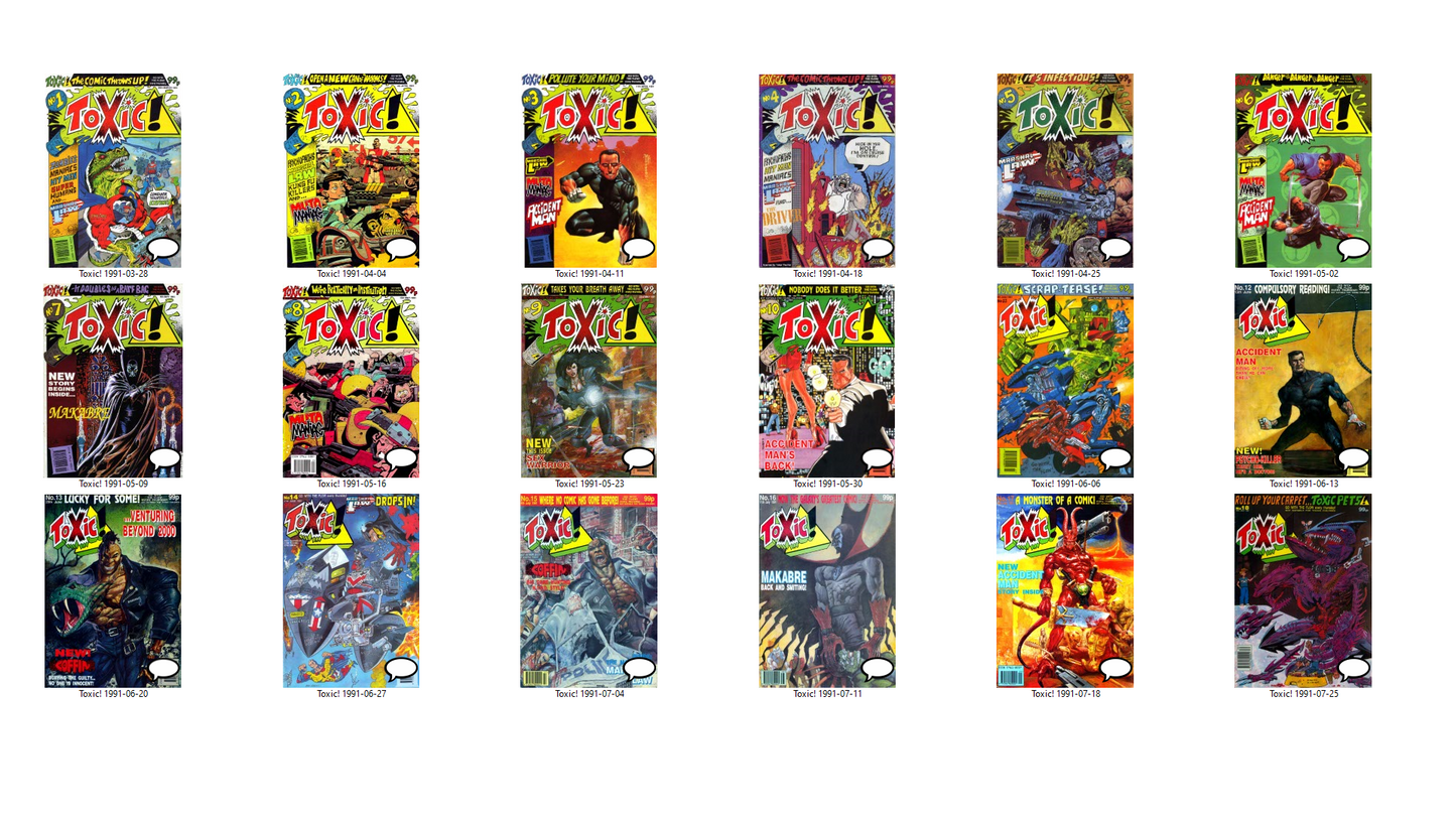 Toxic - Complete Collection Collection on DVD-ROM +Marshal Law