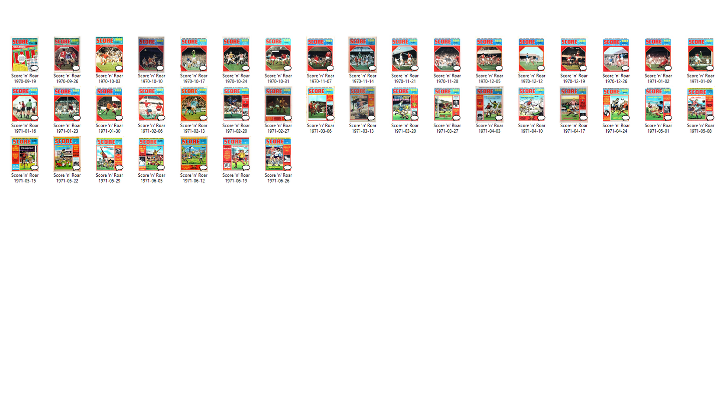 Score n Roar - The Complete Comic Book Collection on DVD-ROM