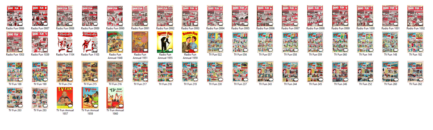Film Fun/TV Fun/Radio Fun - Comic & Annual Collection on DVD-ROM (2 Disc Set)