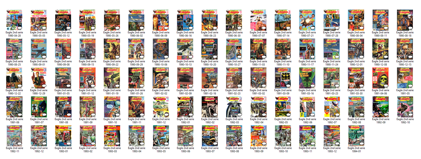 Eagle Comic (1989-1992) The Complete Archive on DVD-ROM 2nd Series
