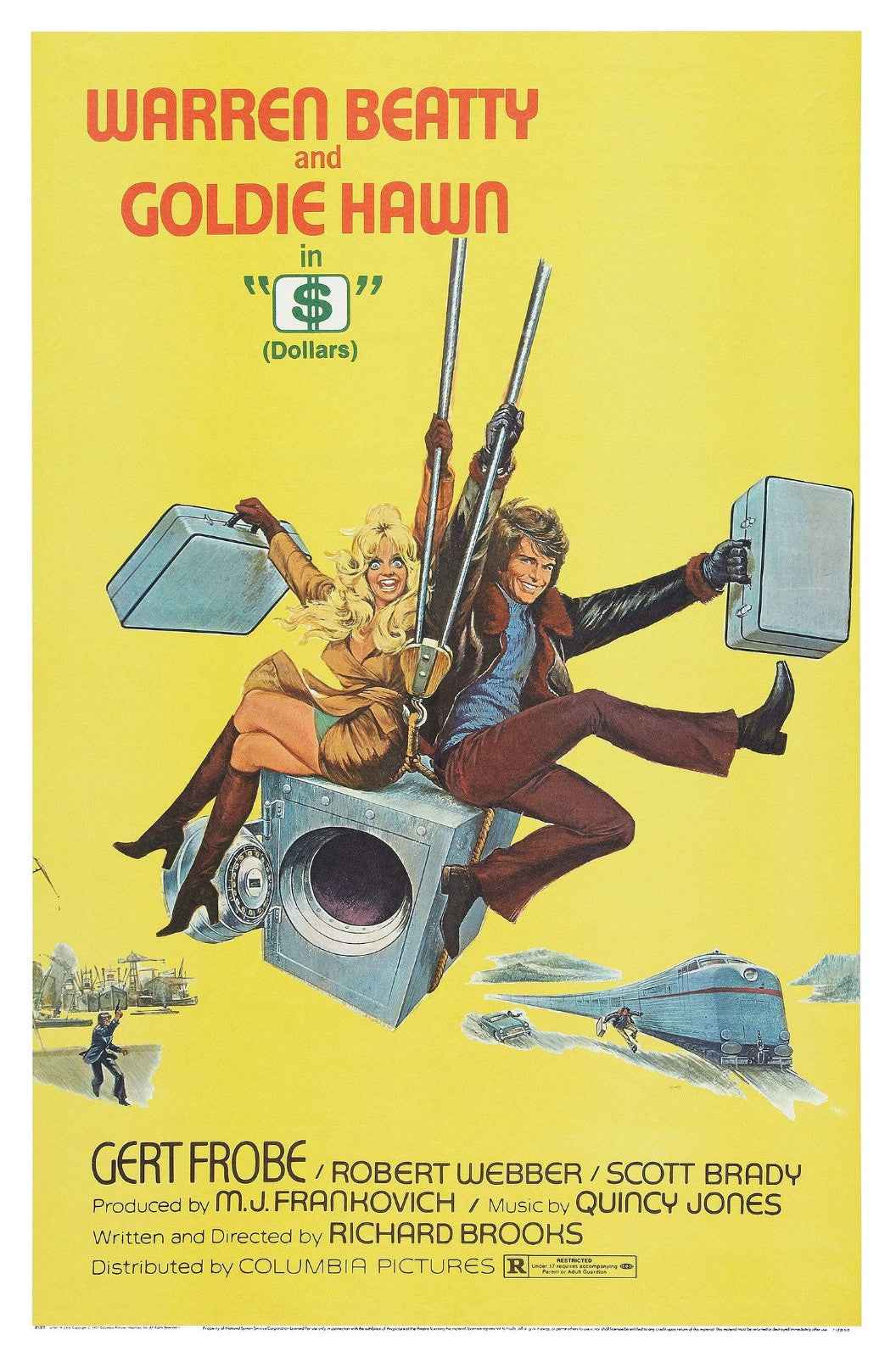 $ Dollars (1971) Goldie Hawn - Crime Comedy DVD (Disc Only)