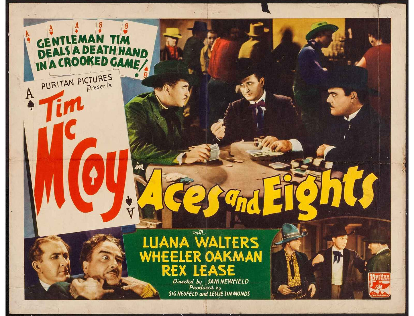 Aces and Eights (1936) Tim McCoy - Western DVD (Disc Only)