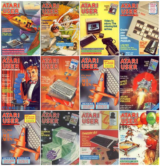 ATARI USER Magazine Collection on Disk ALL ISSUES! (XL/XE/400/800/2600 Games) - FREE UK P&P - AnotherWorldGames