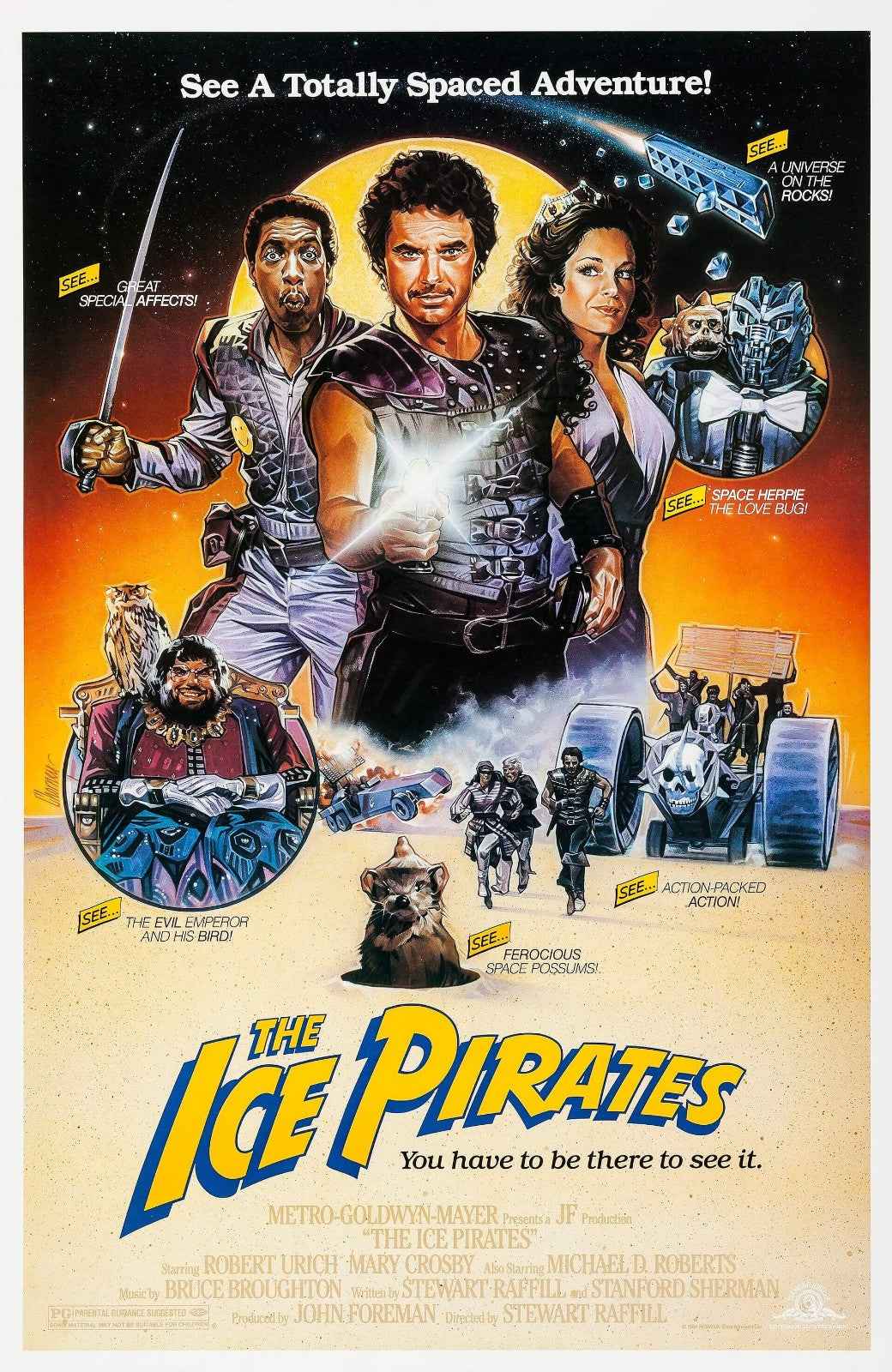 The Ice Pirates (1984) Robert Ulrich, Mary Crosby - Sci-Fi Adventure Comedy DVD (Disc Only)