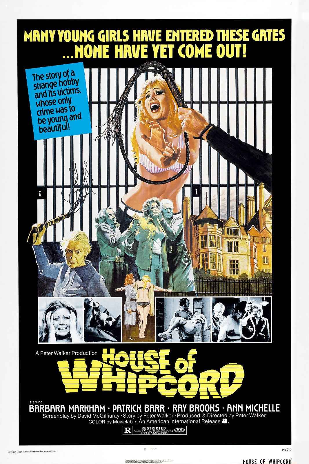 House of Whipcord (1974) Barbara Markham - Horror DVD (Disc Only)