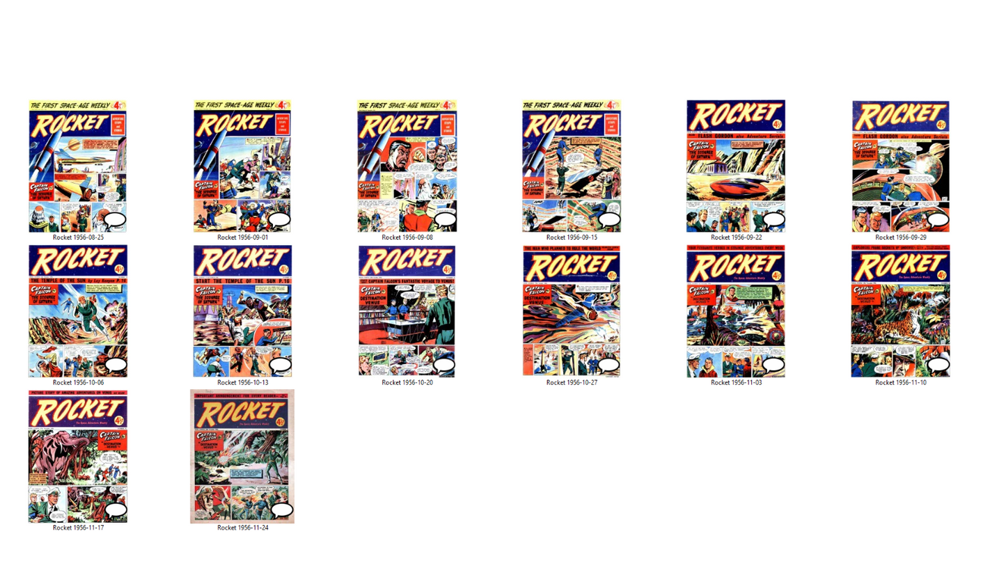 Rocket - The Complete Comic Collection on Disc - All 32 Issues (DVD-ROM)