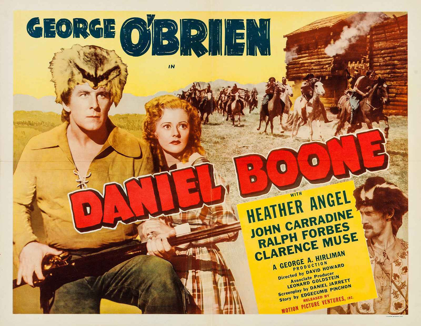 Daniel Boone (1936) George O'Brien - Western DVD (Disc Only)