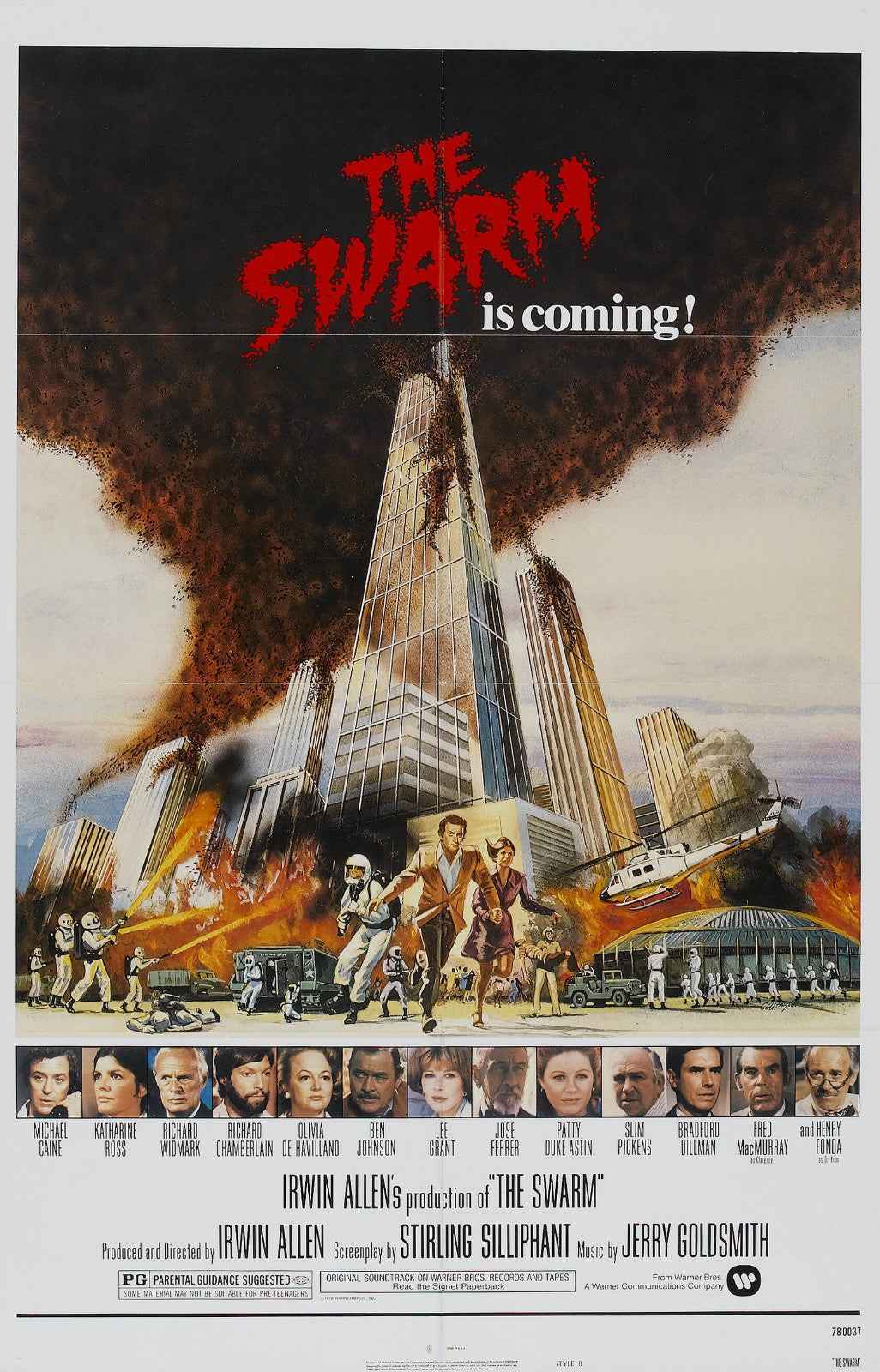 The Swarm (1978) Irwin Allen, Michael Caine - Sci-Fi Horror DVD (Disc Only)