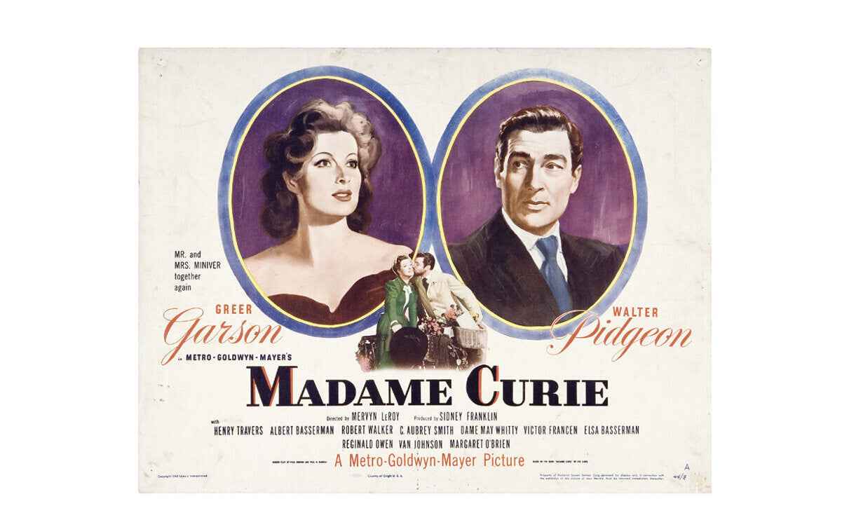 Madame Curie (1943) Walter Pidgeon, Greer Garson - Docudrama Biography Romance DVD (Disc Only)