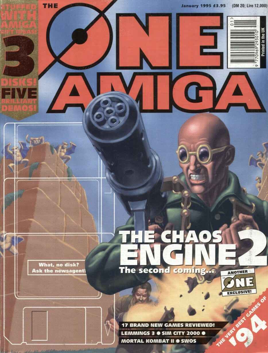 THE ONE MAGAZINE Full Collection on 2 DISKS (AMIGA, ATARI ST AND PC GAMES) - FREE UK P&P