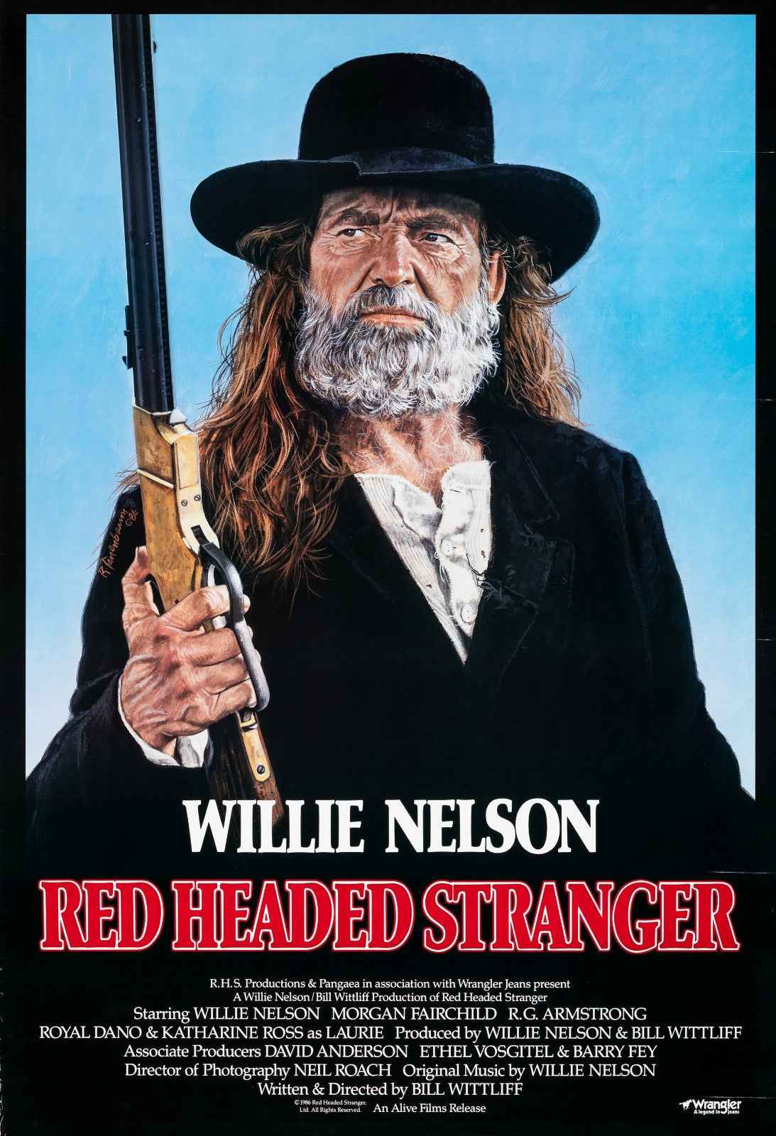 Red Headed Stranger (1986) Willie Nelson - Western (DVD Disc only) - Free UK P&P