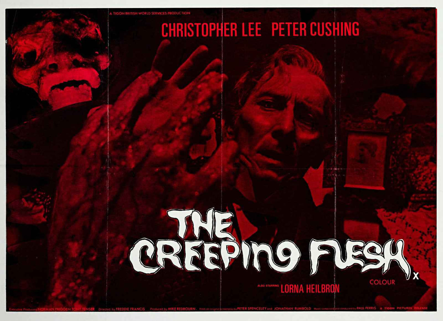 The Creeping Flesh (1973) Peter Cushing, Christopher Lee - Sci-Fi Horror DVD (Disc Only)