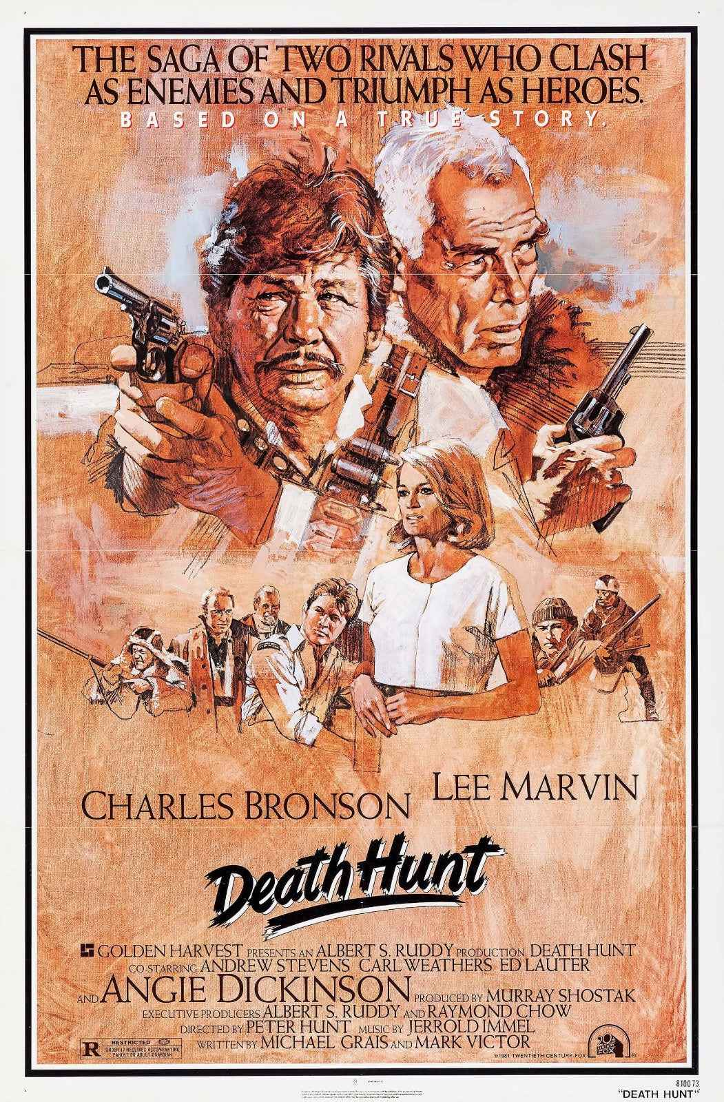 Death Hunt (1981) Charles Bronson, Lee Marvin - Western Adventure DVD (Disc Only)