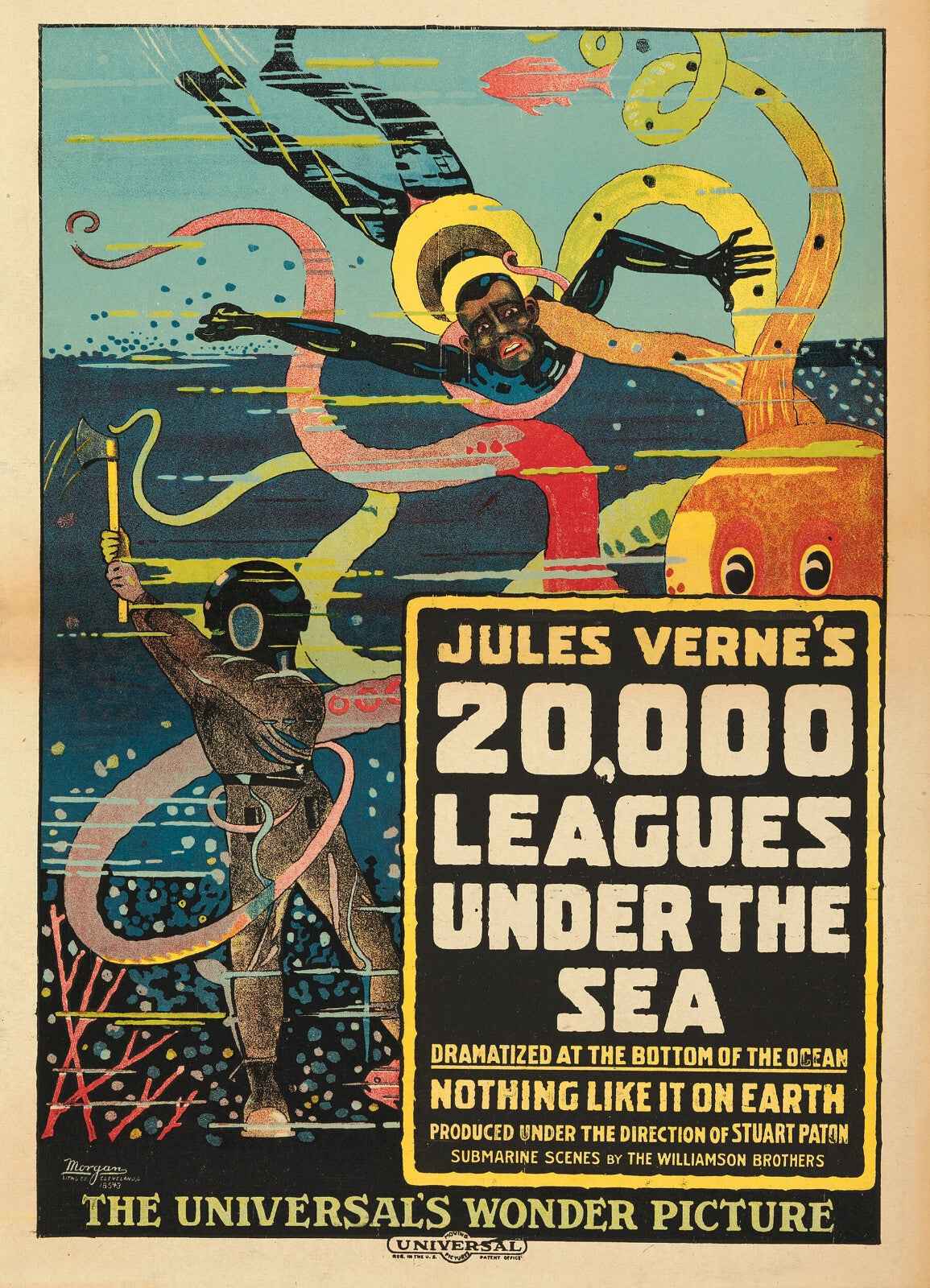 20,000 Leagues Under the Sea (1916) Allen Holubar - Sci-Fi Adventure DVD (Disc Only)