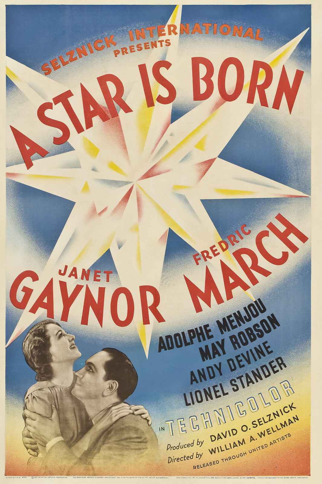 A Star Is Born (1937) Janet Gaynor - Drama Romance DVD (Disc Only)