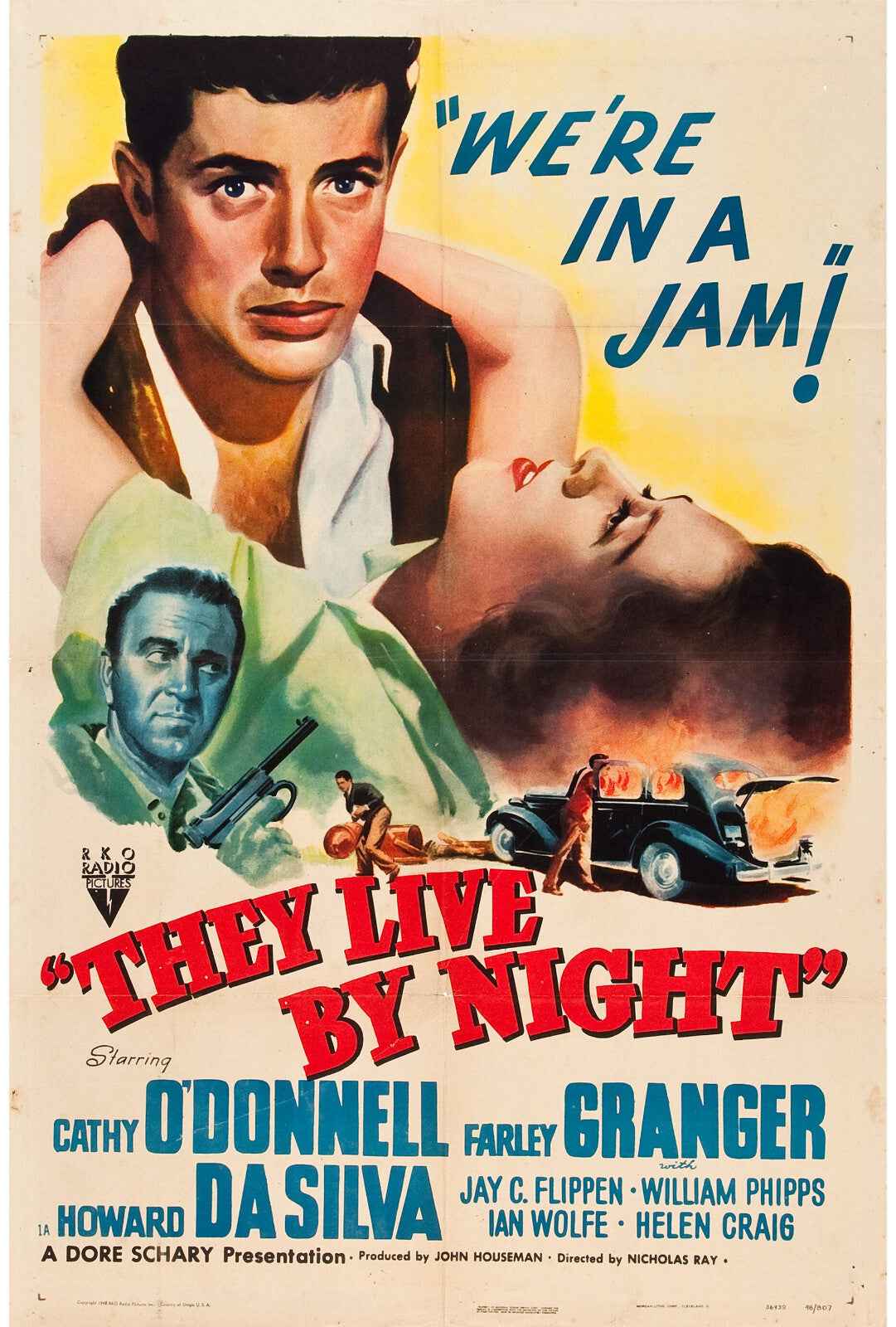 They Live By Night (1949) Cathy O'Donnell - Crime Drama Romance DVD (Disc Only)