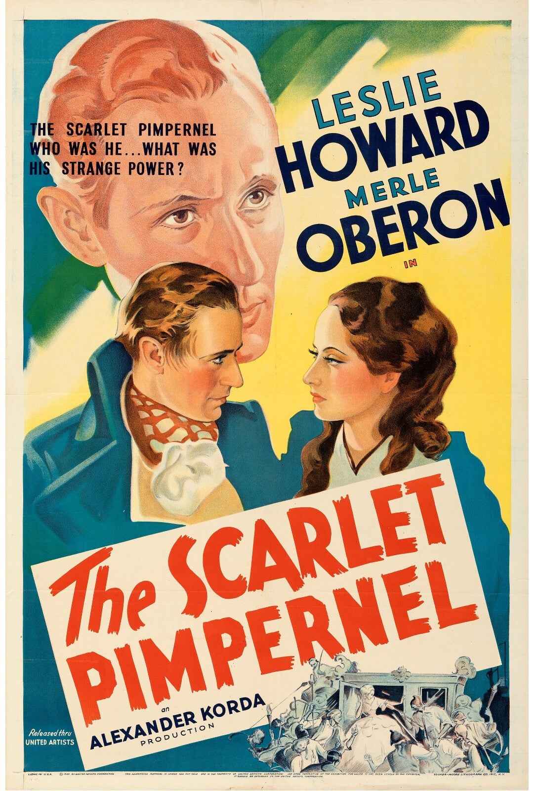 The Scarlet Pimpernel (1934) Leslie Howard - Adventure Drama DVD (Disc Only)