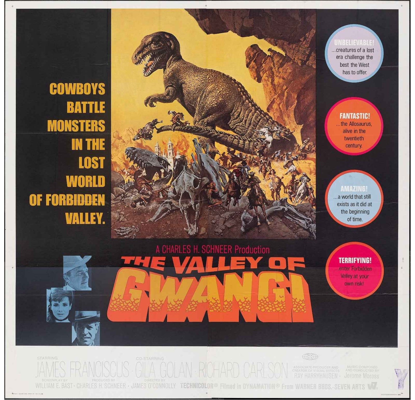 The Valley of Gwanghi (1969) James Franciscus - Sci-Fi Western DVD (Disc Only)
