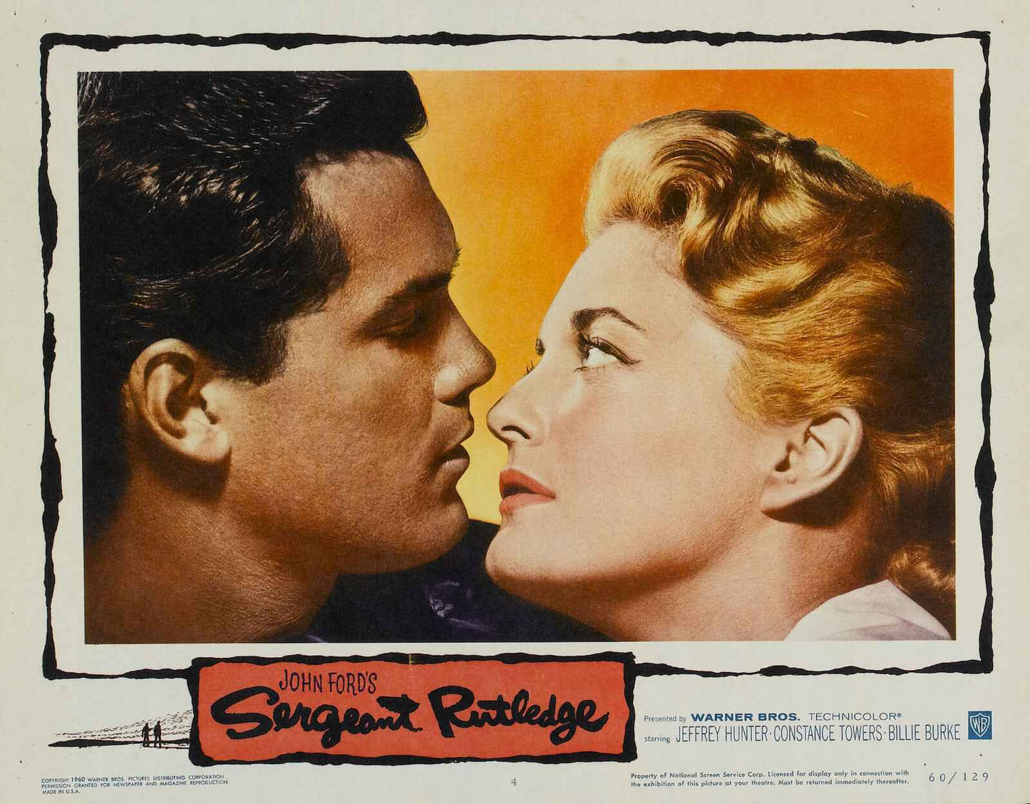 Sergeant Rutledge (1960) Jeffrey Hunter, Woody Strode - Western DVD (Disc Only)