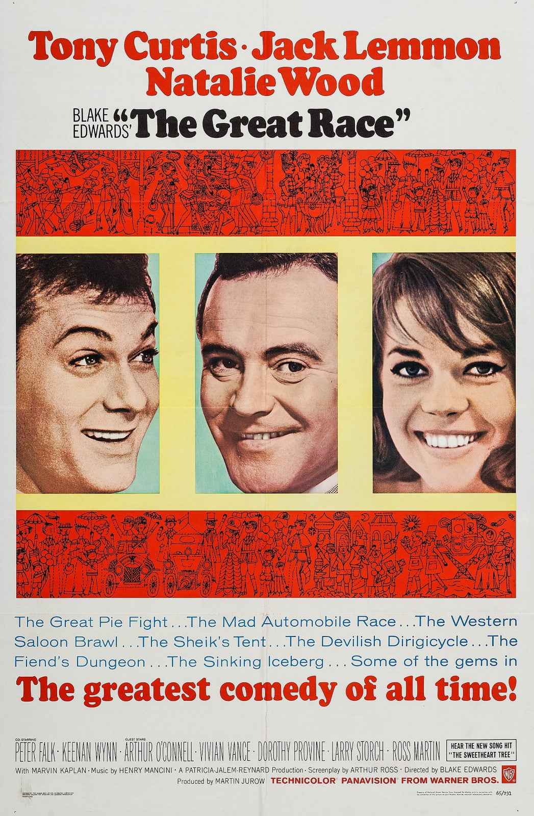 The Great Race (1965) Tony Curtis - Comedy Adventure DVD (Disc Only)