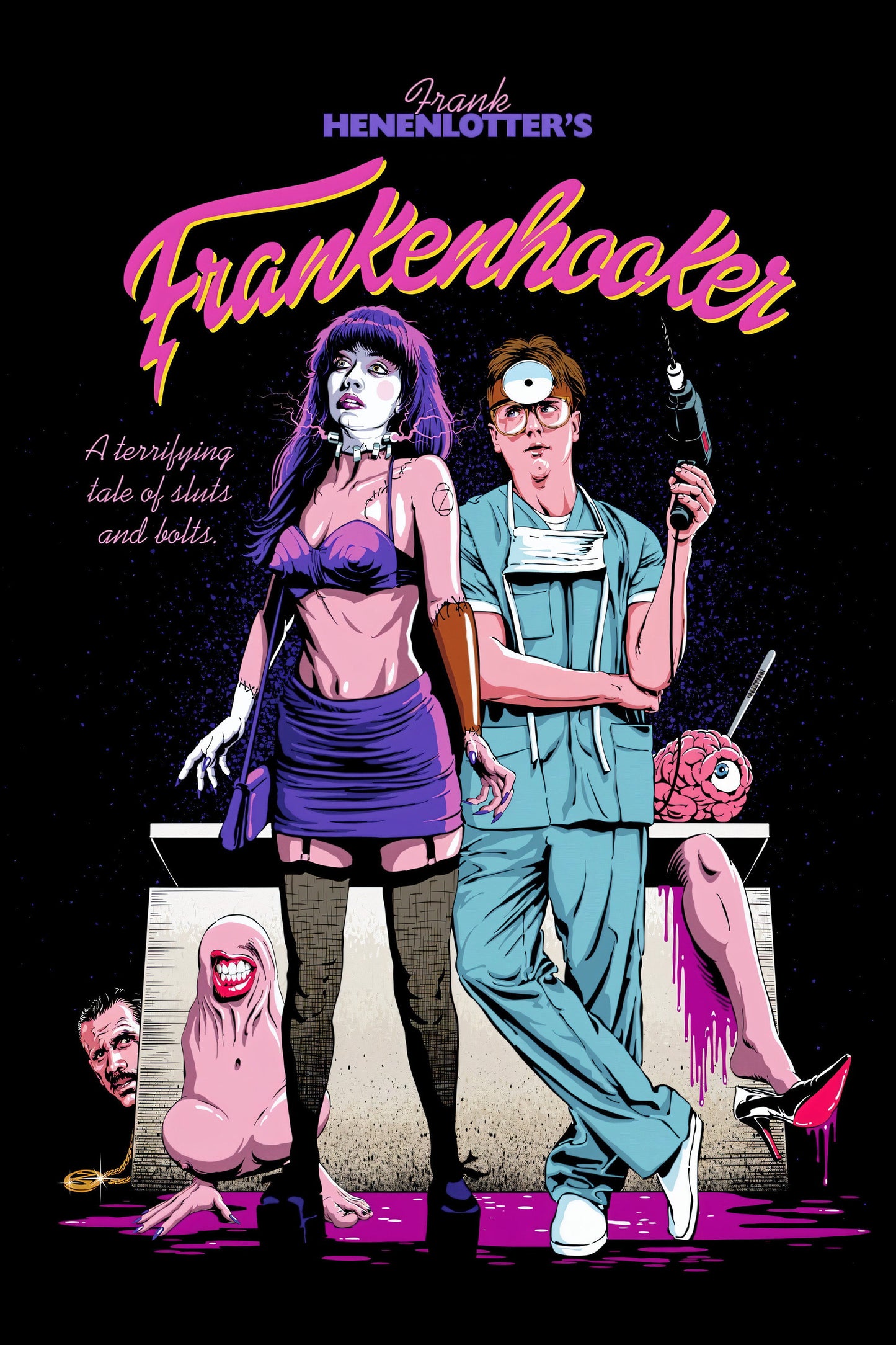 Frankenhooker (1990) James Lorinz – Horror Comedy Sci-Fi DVD (Disc Only)