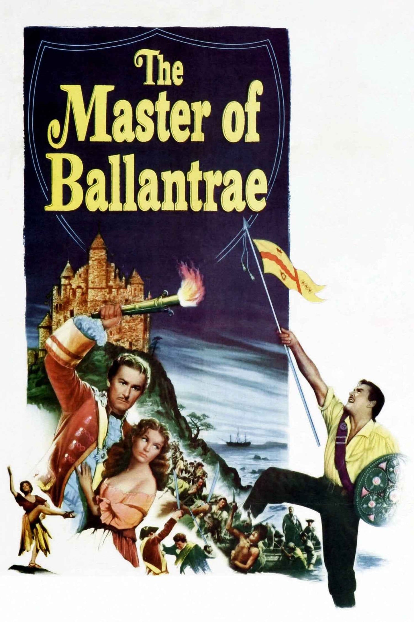 The Master of Ballantrae (1953) Errol Flynn, Roger Livesey - Adventure DVD (Disc Only)