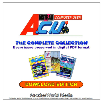 Amstrad Computer User Magazine - The Complete Collection - Download (PDF files) ACU