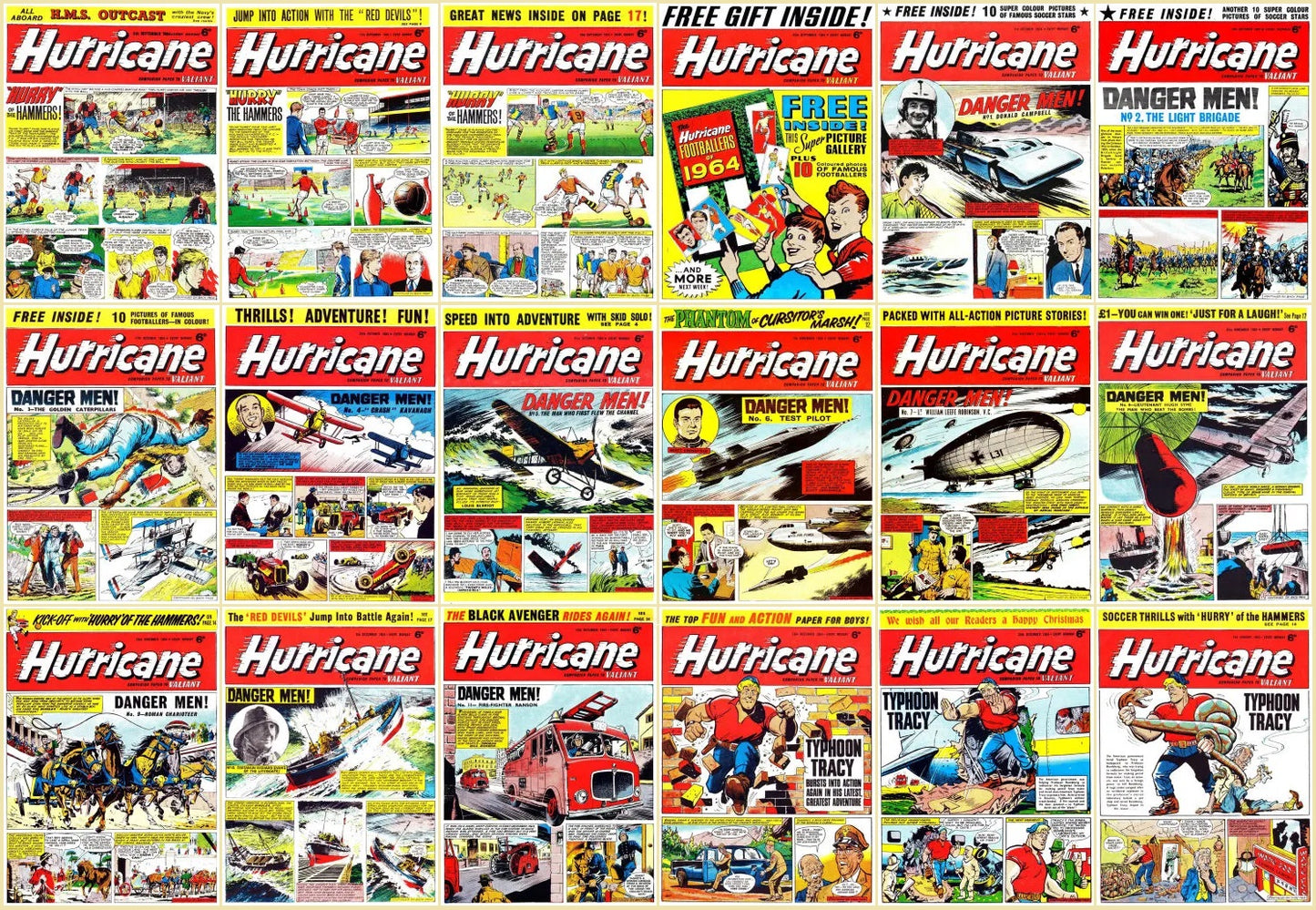 Hurricane Comic - Complete Comic & Annuals Collection on DVD-ROM