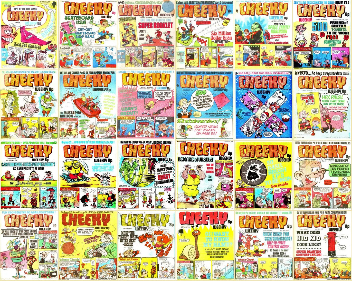 Cheeky Comic - Complete Weekly Collection on DVD-ROM +Annuals & Specials
