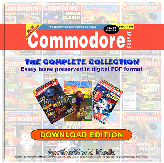 Commodore Format - The Complete Collection - Download (PDF) Files - AnotherWorldGames
