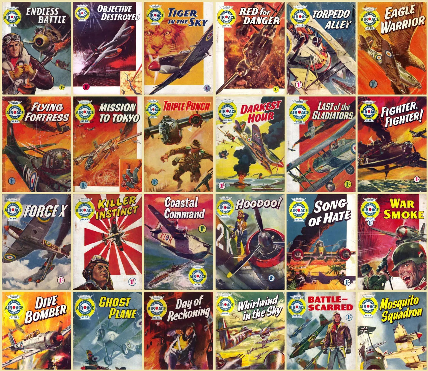 Air Ace Picture Library – Comic Collection on DVD-ROM (3 Disc Set)
