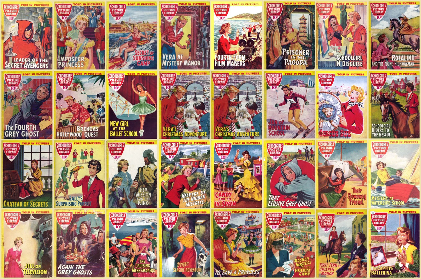 Schoolgirls Picture Library - Comic Book Collection on DVD-ROM (3 Disc Set)
