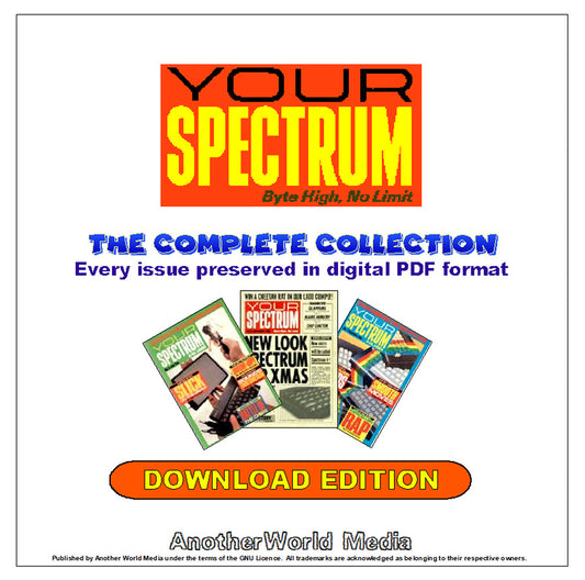 Your Spectrum Magazine - The Complete Collection - Download (PDF files) - AnotherWorldGames