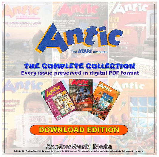 Antic Magazine - The Complete Collection - Download (PDF) Files - AnotherWorldGames
