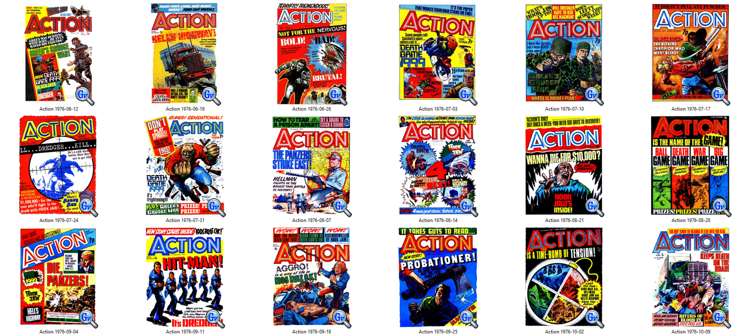Action Comic - Complete Collection on DVD-ROM +Annuals & More