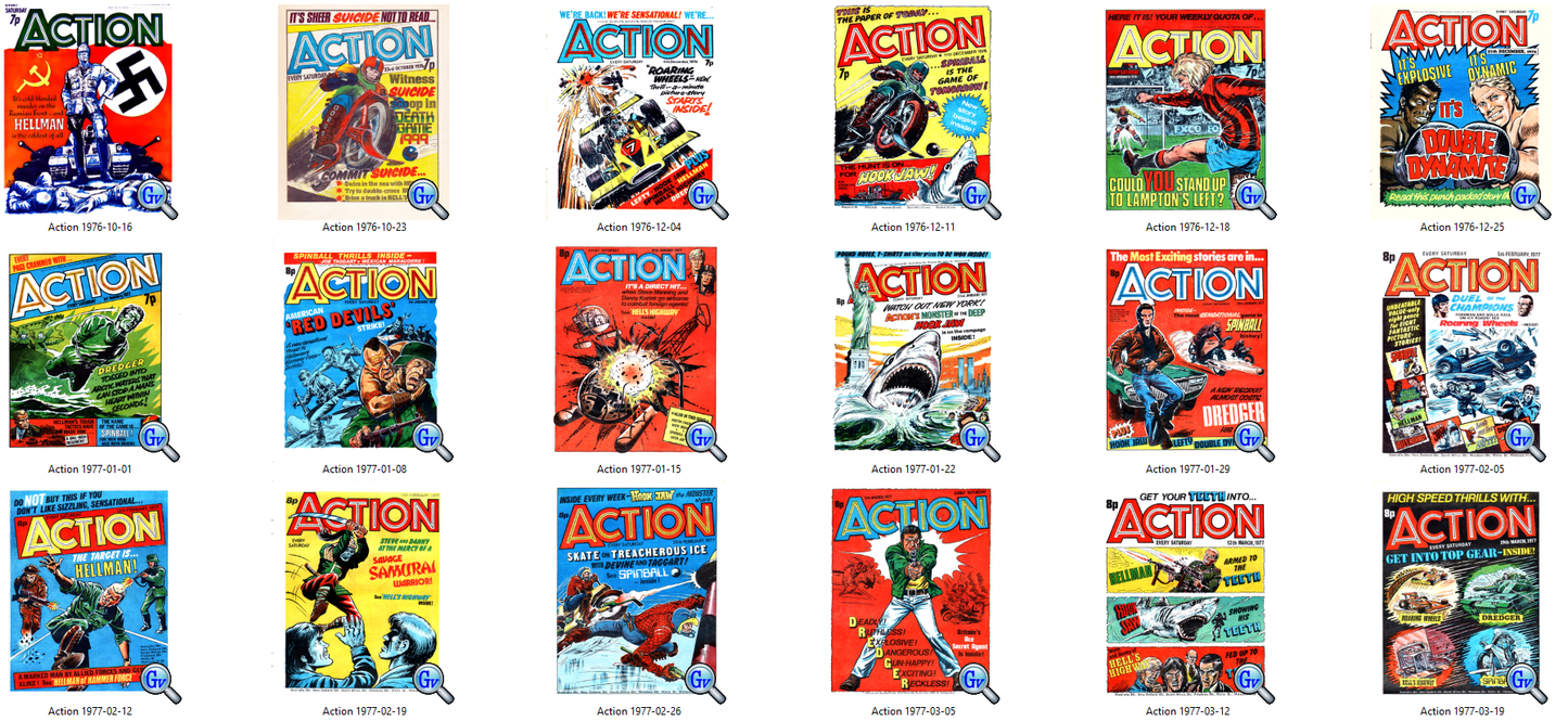 Action Comic - Complete Collection on DVD-ROM +Annuals & More