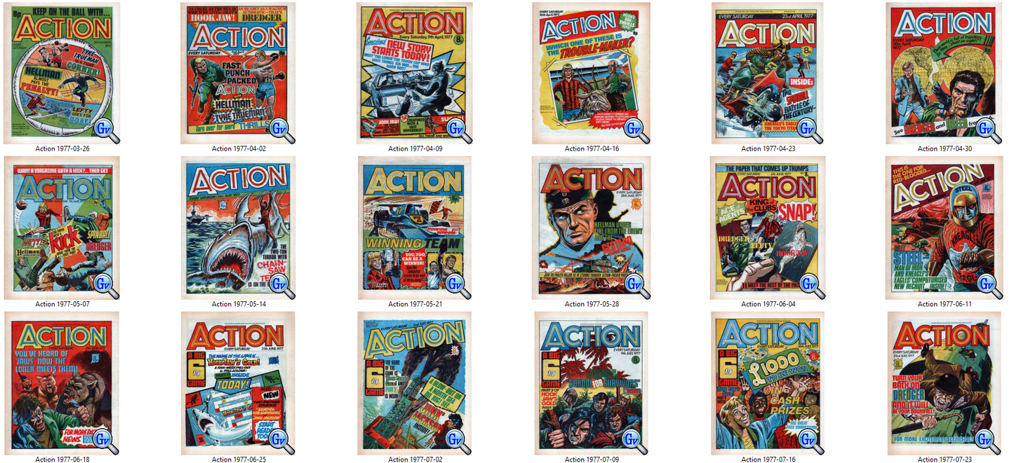 Action Comic - Complete Collection on DVD-ROM +Annuals & More