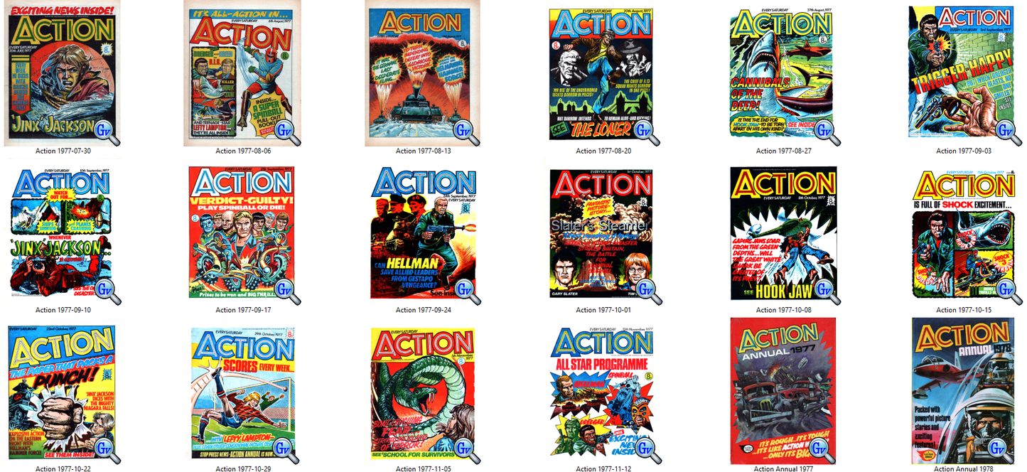 Action Comic - Complete Collection on DVD-ROM +Annuals & More