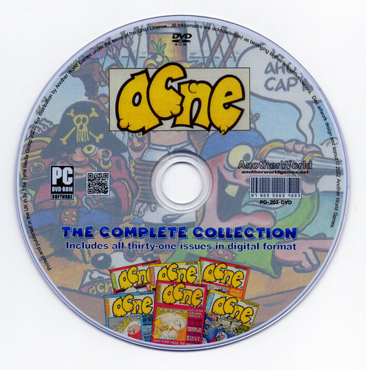 Acne Comic - The Complete Collection on DVD-ROM - AnotherWorldGames