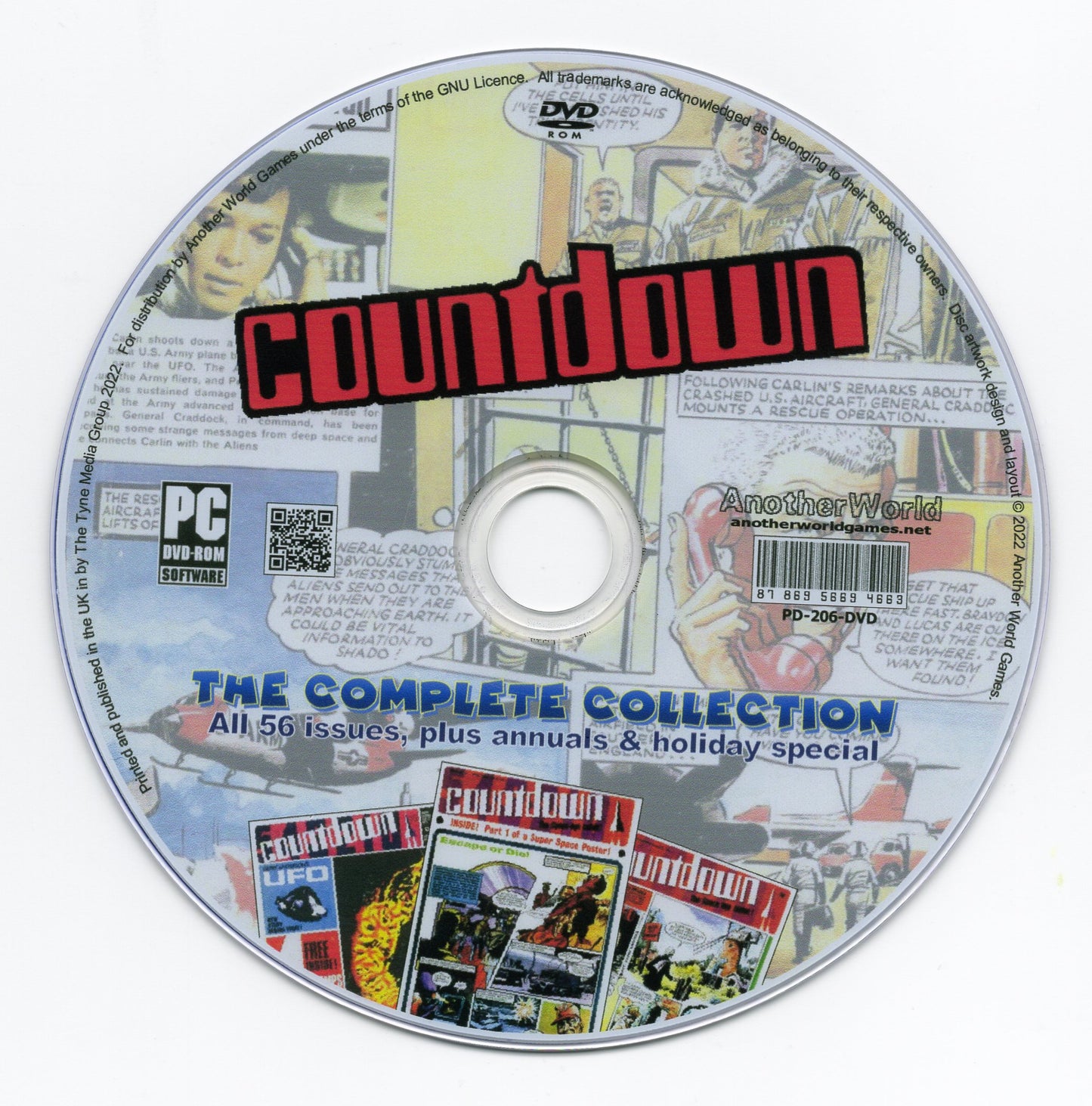 Countdown Complete Comic Magazine Collection on DVD-ROM