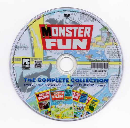 Monster Fun Complete Comic Collection on DVD-ROM +Annuals & Summer Specials - AnotherWorldGames