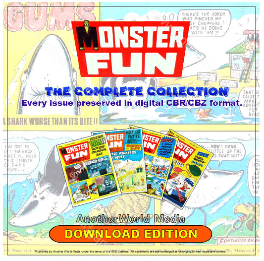 Monster Fun - The Complete Comic Collection inc. Annuals & Specials - Download - AnotherWorldGames