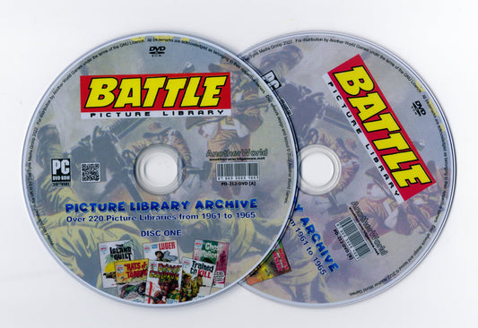 Battle Picture Library Collection (1961-1965) on DVD-ROM (2 Disc Set) - AnotherWorldGames