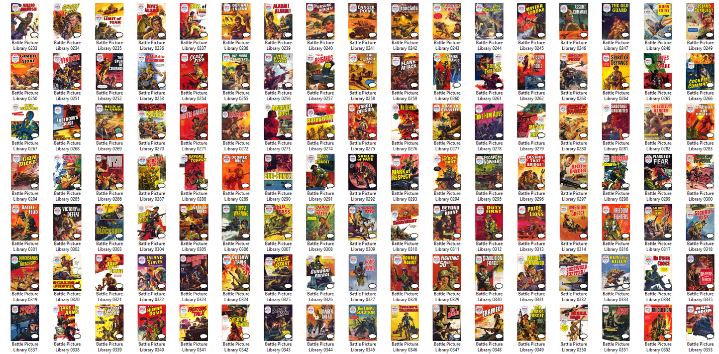 Battle Picture Library Collection (1966-1984) on DVD-ROM (4 Disc Set)