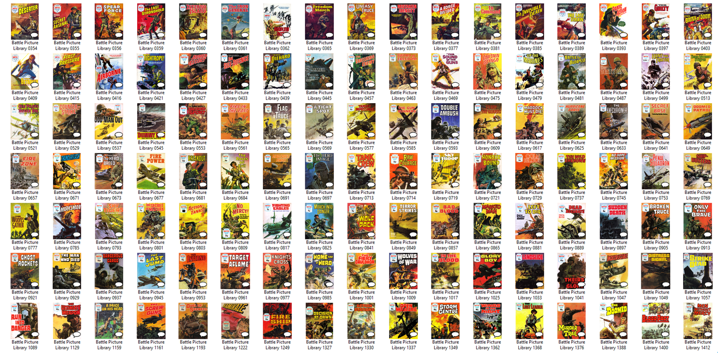 Battle Picture Library Collection (1966-1984) on DVD-ROM (4 Disc Set)