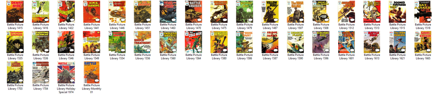 Battle Picture Library Collection (1966-1984) on DVD-ROM (4 Disc Set)