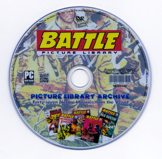 Battle Picture Library V2 - Comic Book Collection on DVD-ROM - AnotherWorldGames