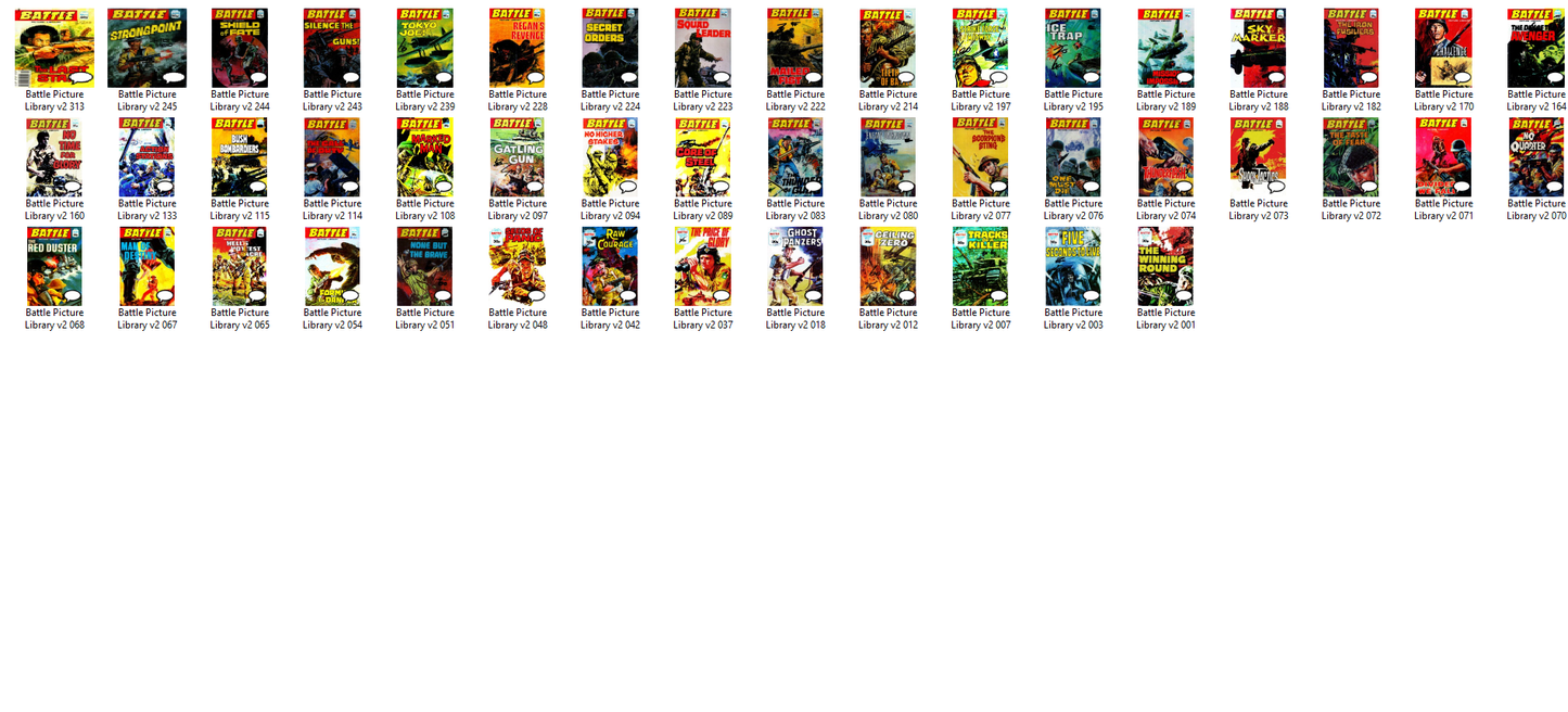 Battle Picture Library V2 - Comic Book Collection on DVD-ROM