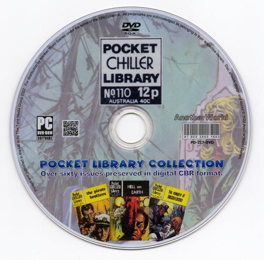Pocket Chiller Library - Comic Book Collection on DVD-ROM - AnotherWorldGames